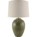 Opio Accent Table Lamp by Surya. Made from ceramic, iron, linen, polyester in a eclectic & global style.