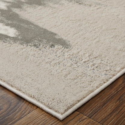 Micah Rug - 39LQF by Feizy in gray, taupe, ivory. Made from polyester, polypropylene in a unique style.