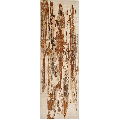 Opulence Rug - 526307 by Surya in ivory, burnt sienna, taupe, olive, chestnut. Made from viscose, wool in a unique style.