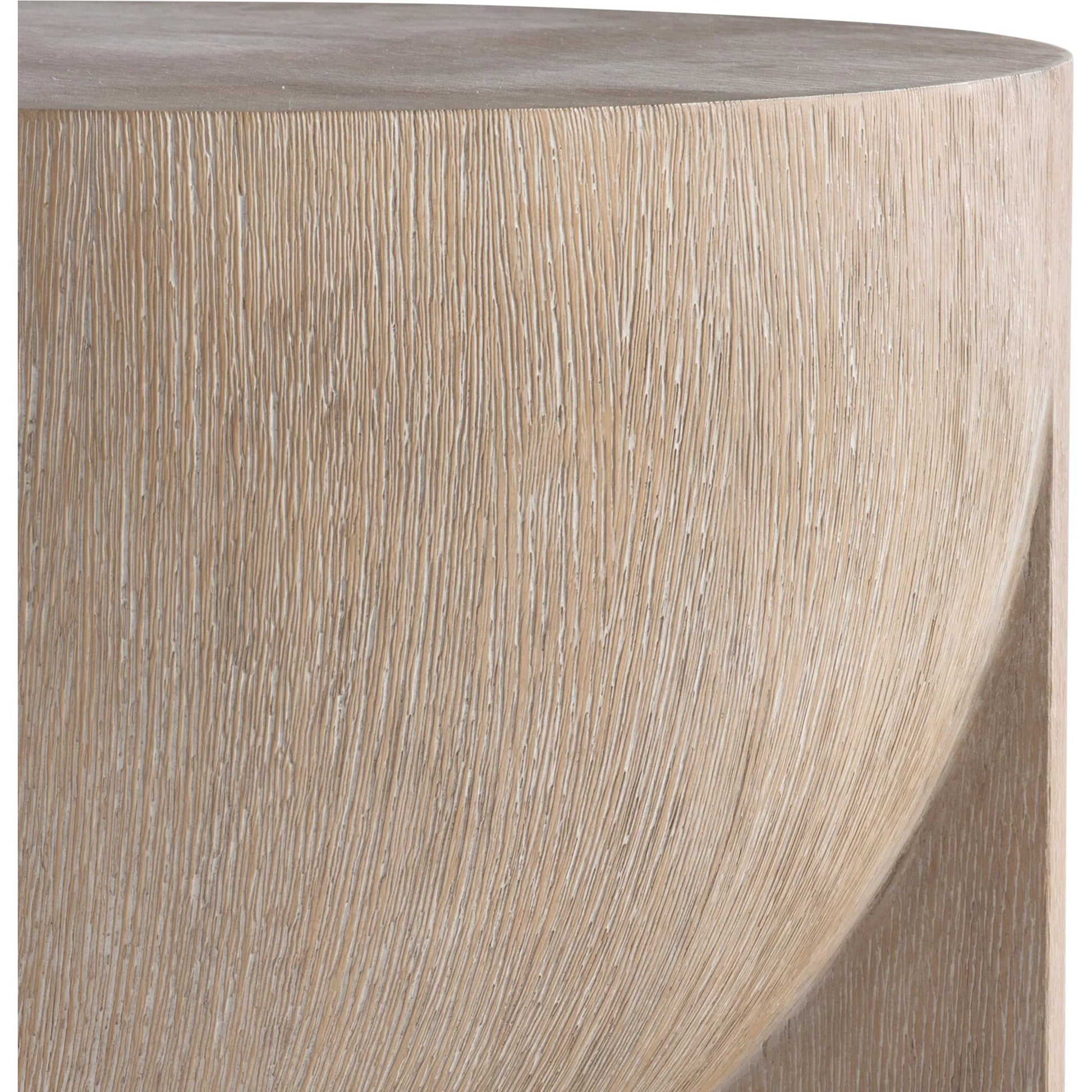 Loggia 22" Side Table by Bernhardt in aria. Made from wood, resin in a transitional style.