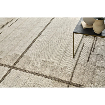 Winston Geometric WNS8B01F Rug by Feizy. Made from wool in a unique style.