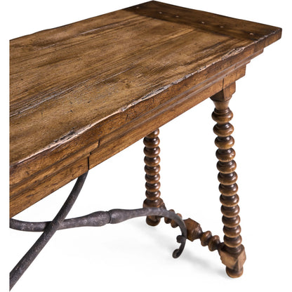 Tamarisk Console Table by Jonathan Charles in medium spain walnut. Made from main acacia in a unique style.
