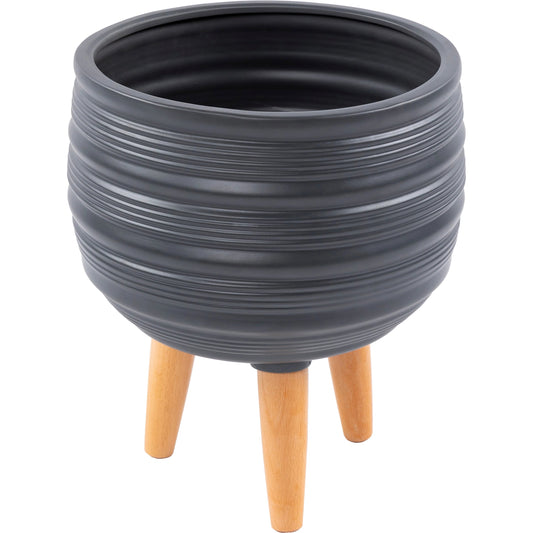 Orchid - 29029 by Livabliss in charcoal and paintednatural. Made from ceramic, wood in a modern style.