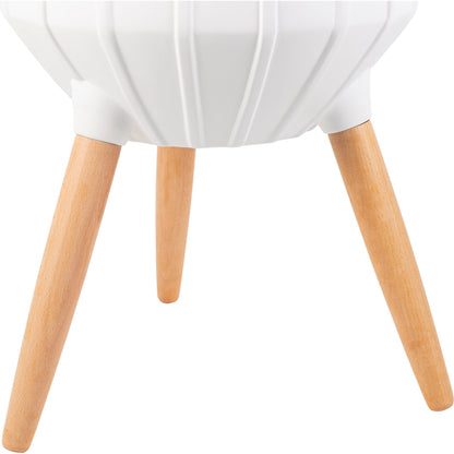 Orchid - 29034 by Surya in white, brown and mattenatural. Made from ceramic, wood in a modern style.