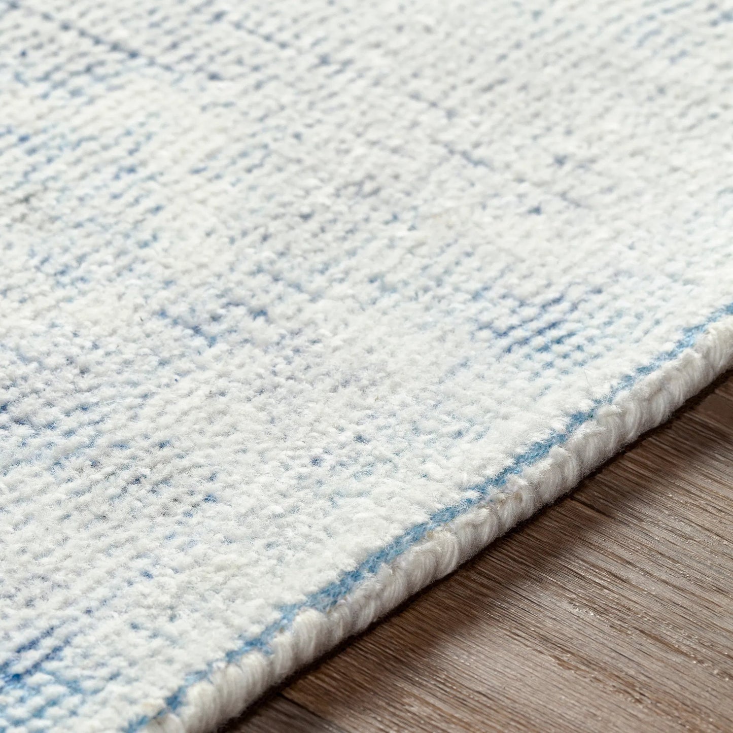 006 SI-2245468,SI-2245469,SI-2245470 | Closeup | Oregon ORG-2304 Rug by Livabliss in blue, sky blue, charcoal, dusty coral, white. Made from new zealand wool, polyester, cotton in a unique style.
