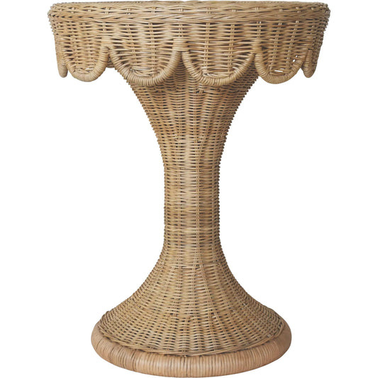 Orla Round Pedestal Side Table by Worlds Away. Made from unique in a unique style.