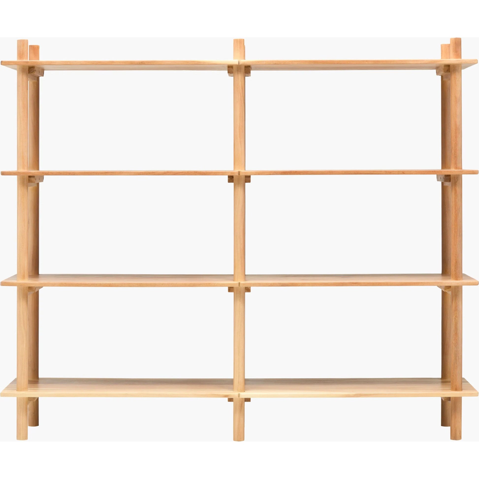 Orly Etagere by Surya in brown and lacquered. Made from acacia in a modern style.