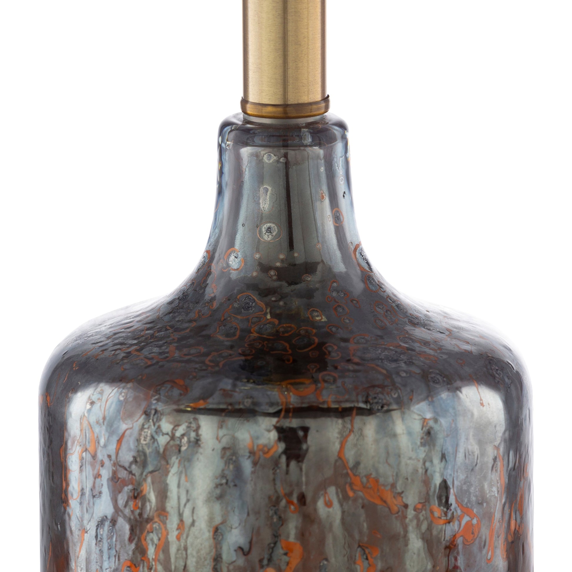 Ormond - 23766 by Livabliss in multi and metallic - silver, white, teal. Made from linen, glass, metal in a transitional style.