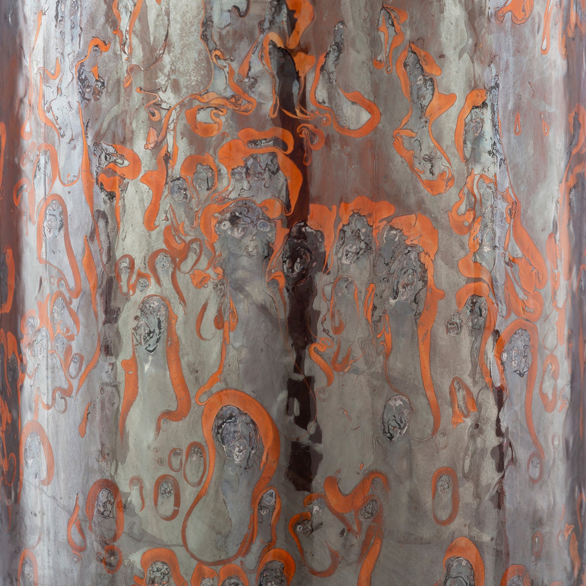 Ormond - 23766 by Livabliss in multi and metallic - silver, white, teal. Made from linen, glass, metal in a transitional style.