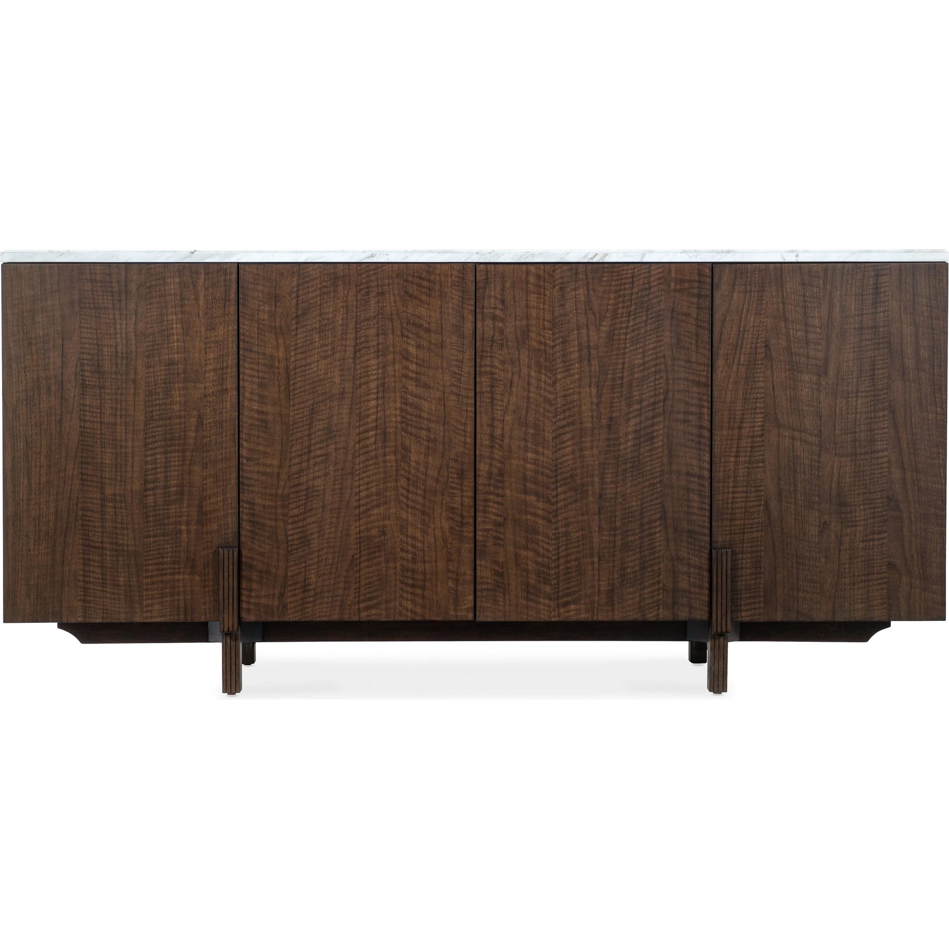 Diplomat Diplomat Credenza by Hooker Furniture in dark wood and walnut. Made from unique in a traditional style.