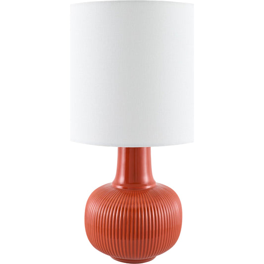 Ormelle Accent Table Lamp by Livabliss in glazed, plated. Made from ceramic, linen, polyester, iron in a unique style.