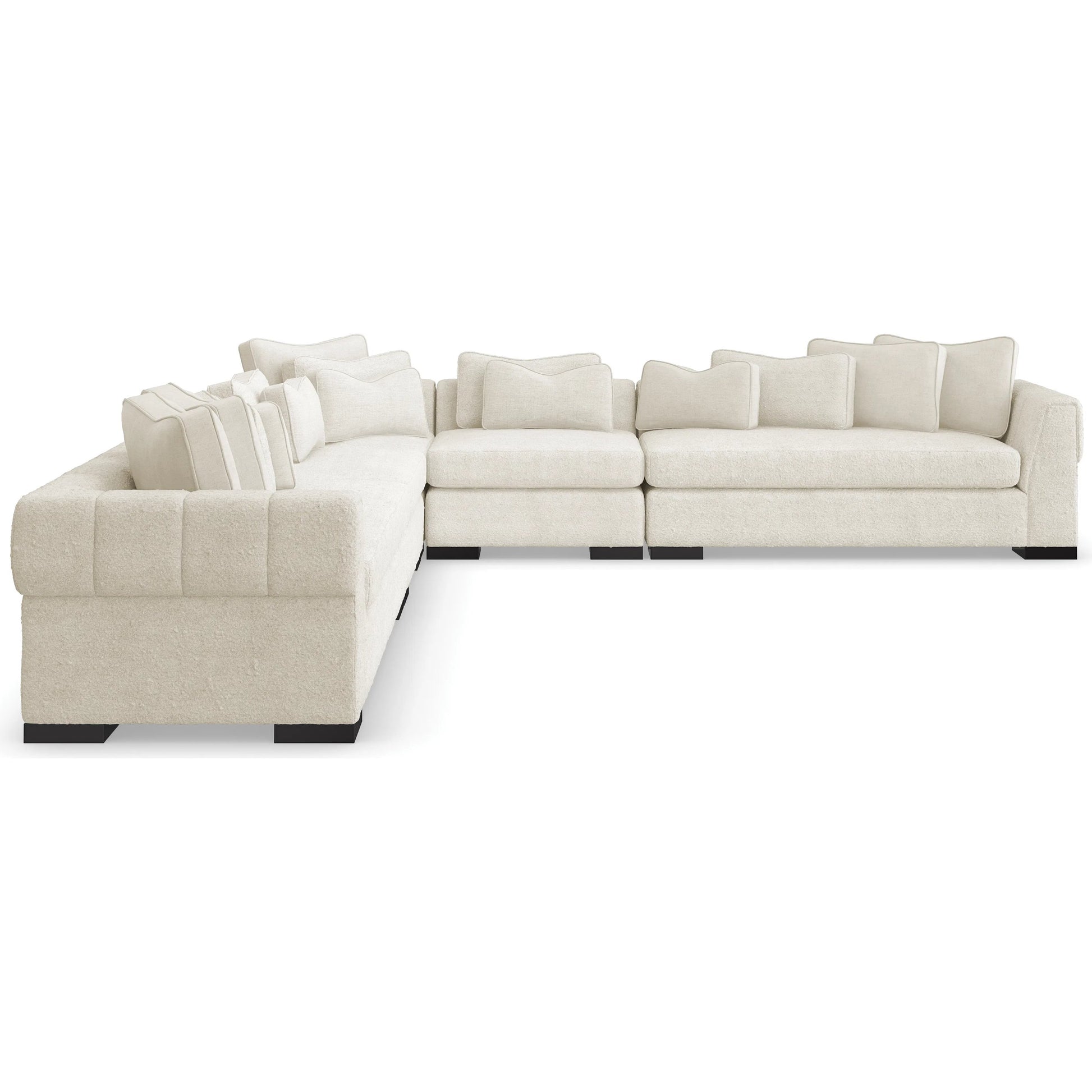 Edge Laf Loveseat by Caracole in satin ebony. Made from birch in a transitional style.