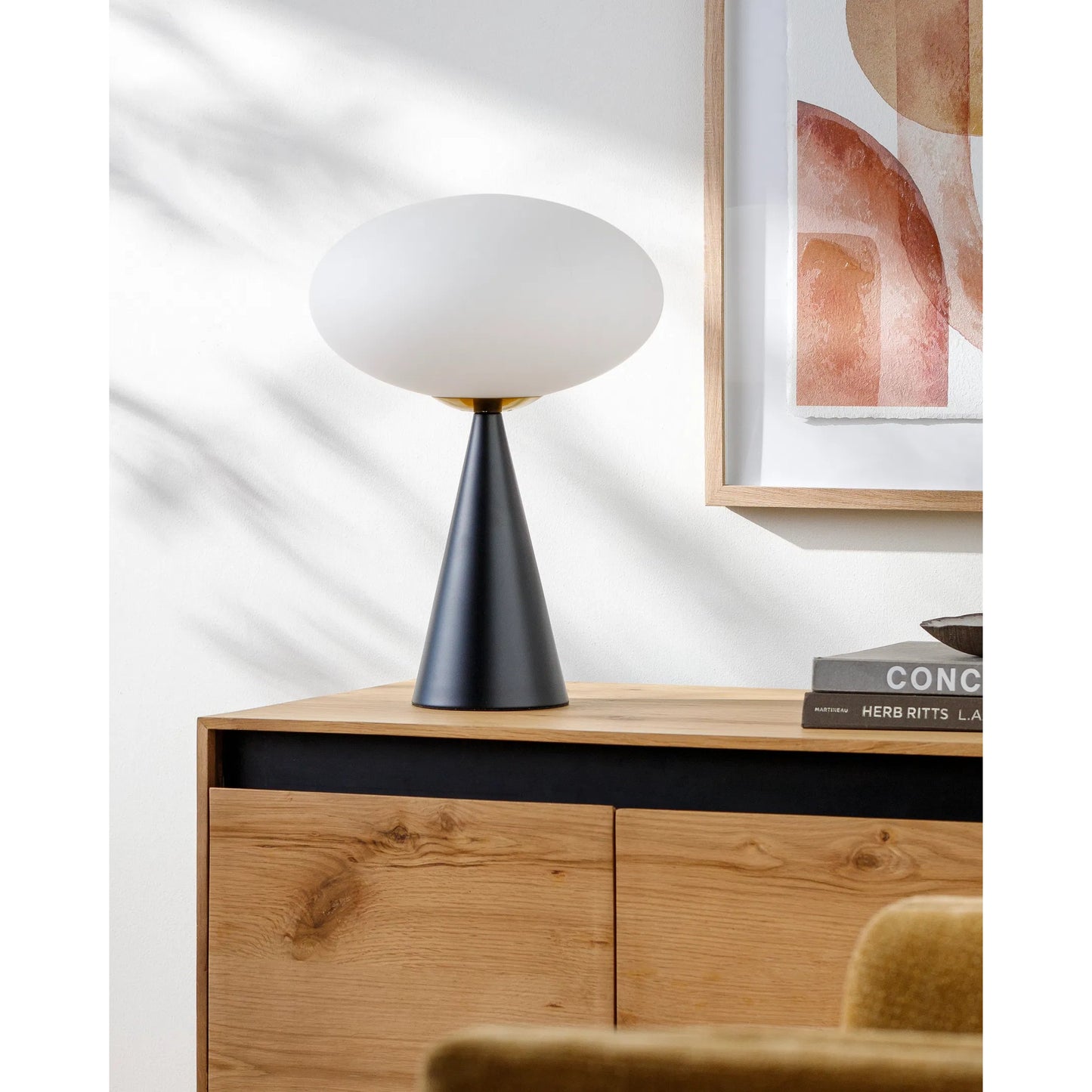 003 SI-2168586 | Lifestyle | Orbique Accent Table Lamp- 535669 by Livabliss. Made from iron, glass in a modern style.