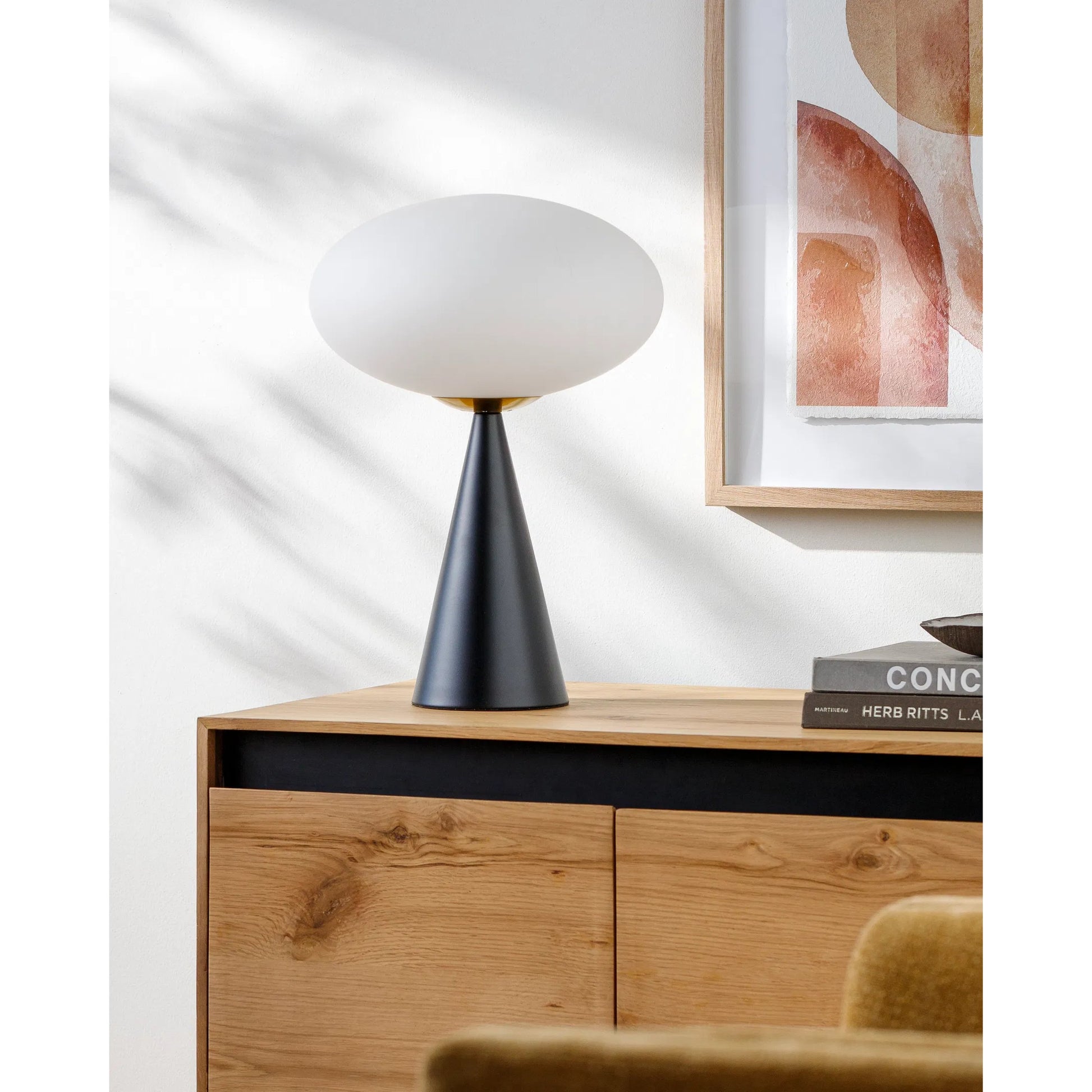 Orbique Accent Table Lamp- 535669 by Livabliss. Made from iron, glass in a modern style.