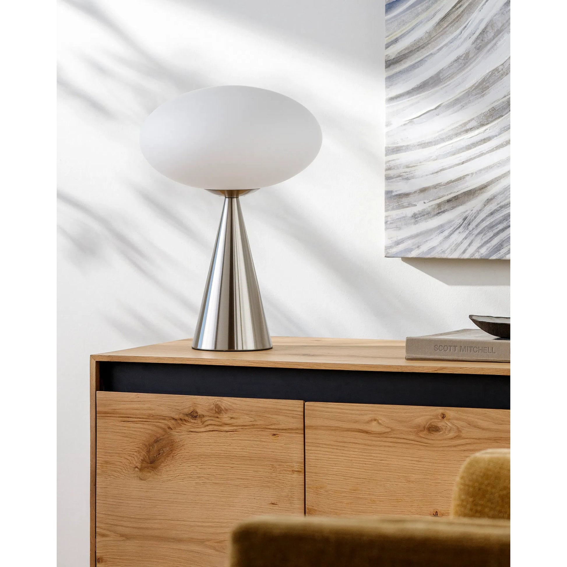 Orbique Accent Table Lamp- 535669 by Livabliss. Made from iron, glass in a modern style.