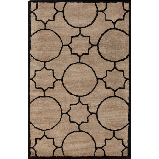 Oscar Rug - 10028 by Surya in tan, brown. Made from 100% wool in a unique style.