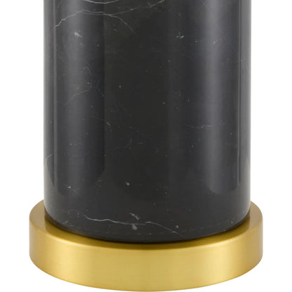 Oslin Accent Table Lamp by Surya. Made from marble, iron, glass in a modern style.