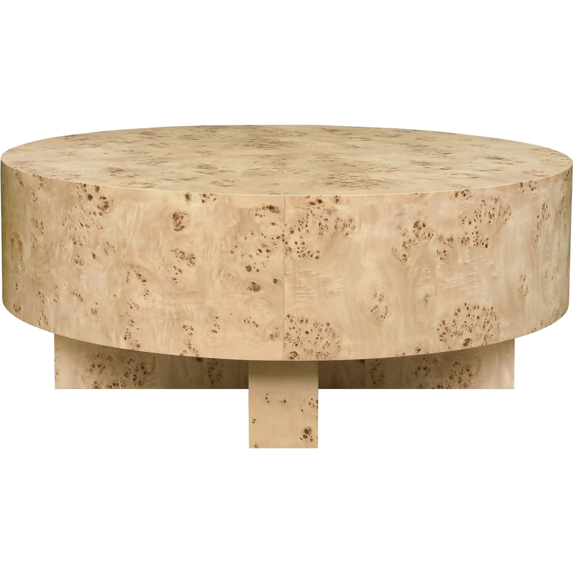 Oslo Thick Top Coffee Table by Worlds Away. Made from solid wood, mdf in a modern style.