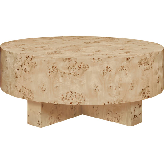 Oslo Thick Top Coffee Table by Worlds Away. Made from solid wood, mdf in a modern style.
