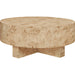 Oslo Thick Top Coffee Table by Worlds Away. Made from solid wood, mdf in a modern style.