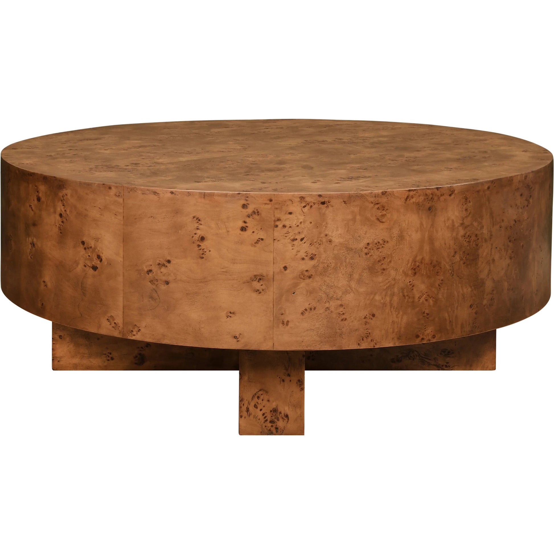 Oslo Thick Top Coffee Table by Worlds Away. Made from solid wood, mdf in a modern style.