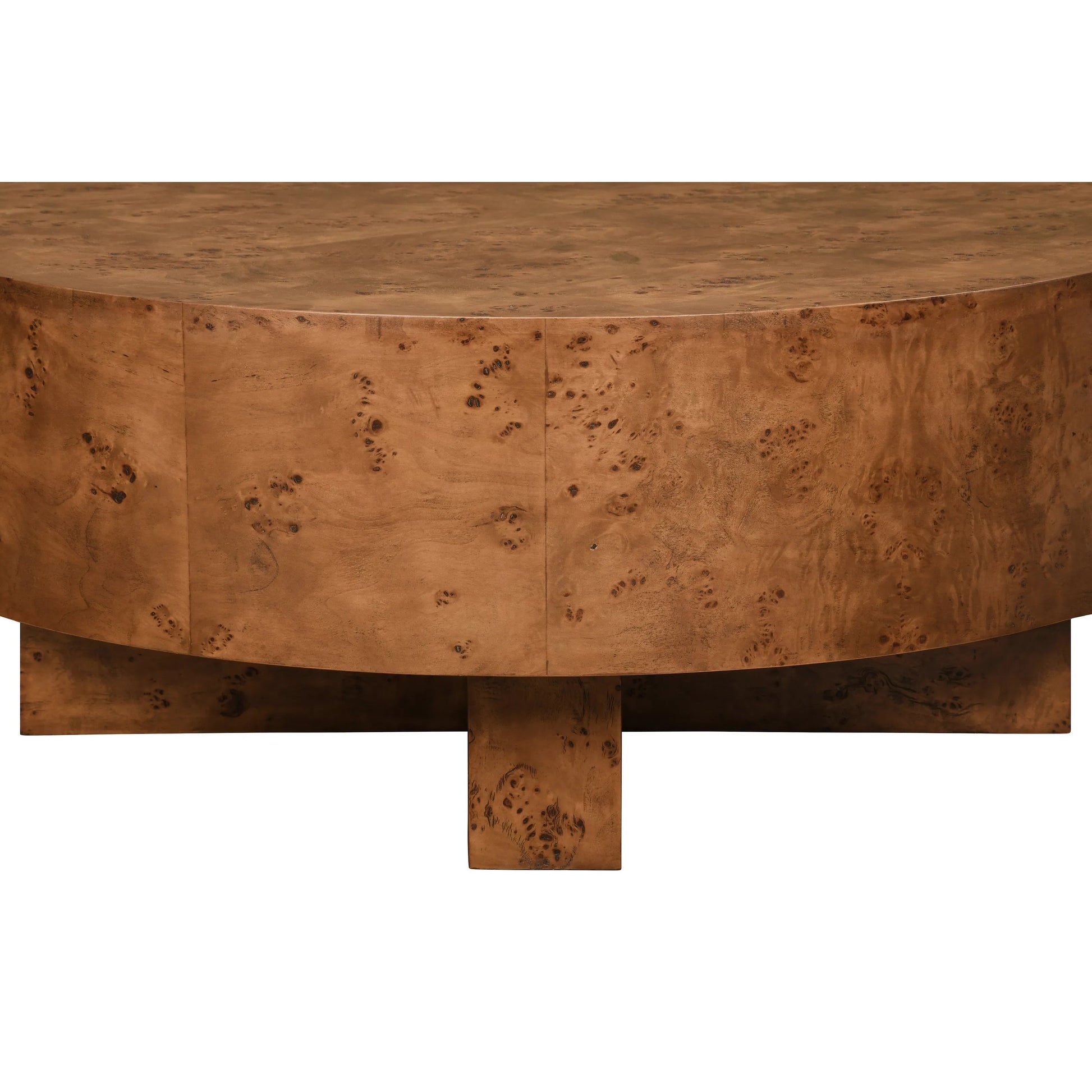 Oslo Thick Top Coffee Table by Worlds Away. Made from solid wood, mdf in a modern style.