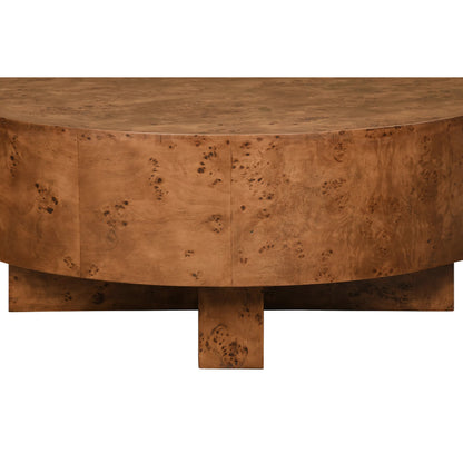 Oslo Thick Top Coffee Table by Worlds Away. Made from solid wood, mdf in a modern style.