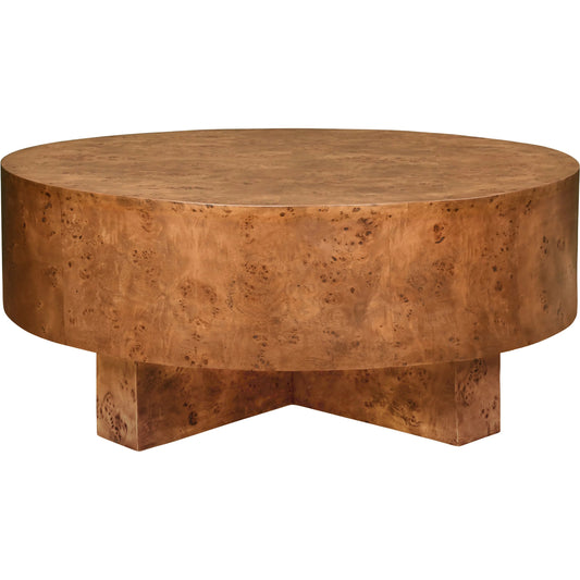 Oslo Thick Top Coffee Table by Worlds Away. Made from solid wood, mdf in a modern style.