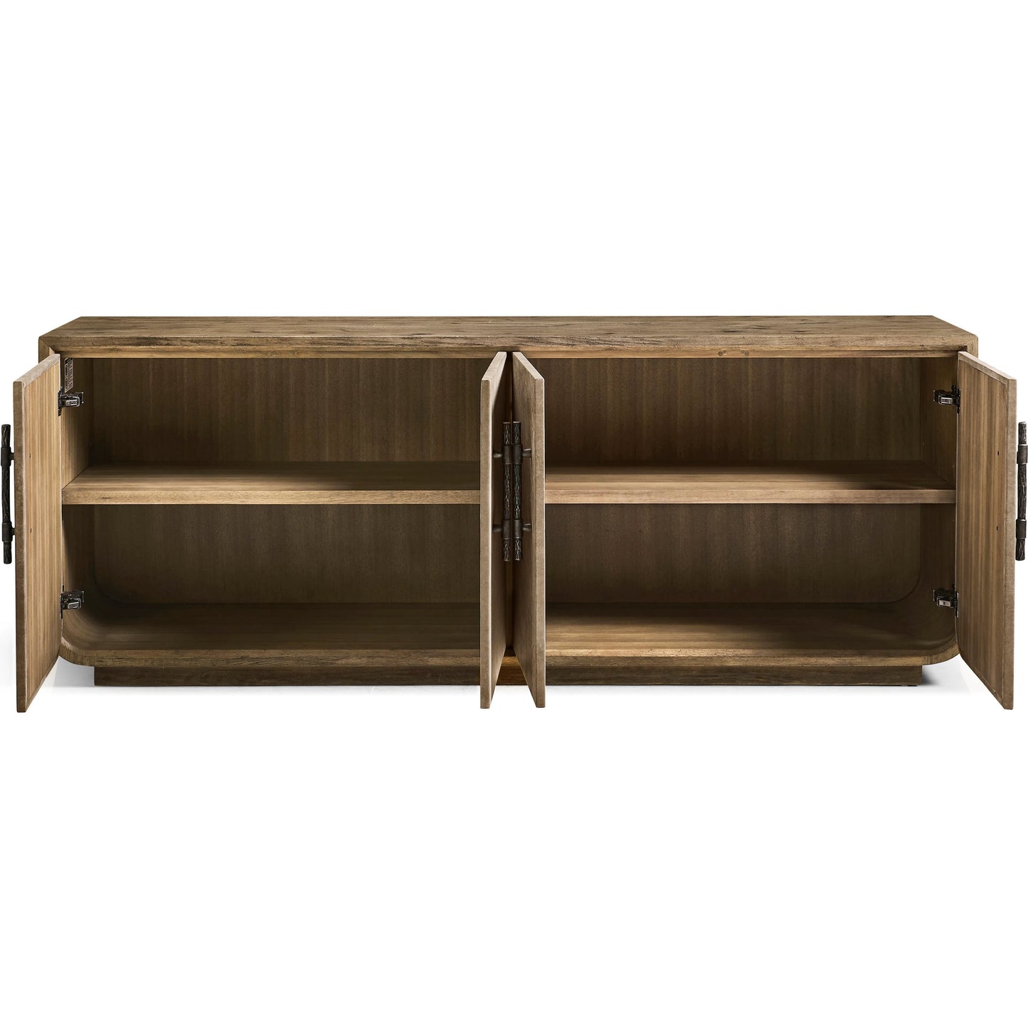 004 SI-2462629 | Additional Silo | Stone Ridge Leather Credenza by Jonathan Charles in tully light acacia. Made from acacia in a transitional style.