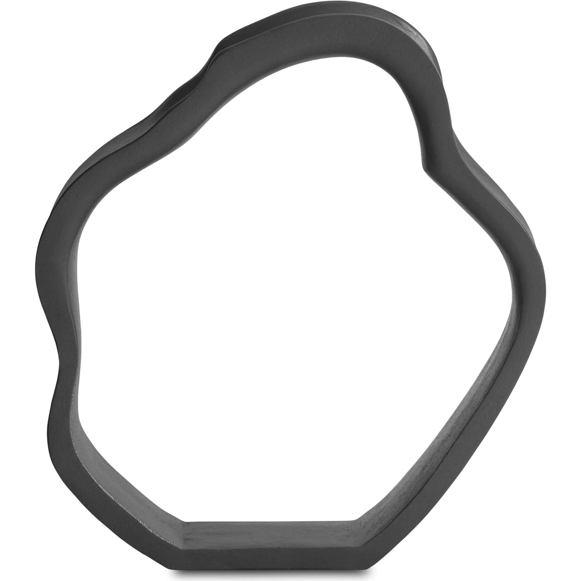 Eminence Tabletop Sculpture by Moe's Home Collection in black. Made from mango wood in a modern style.