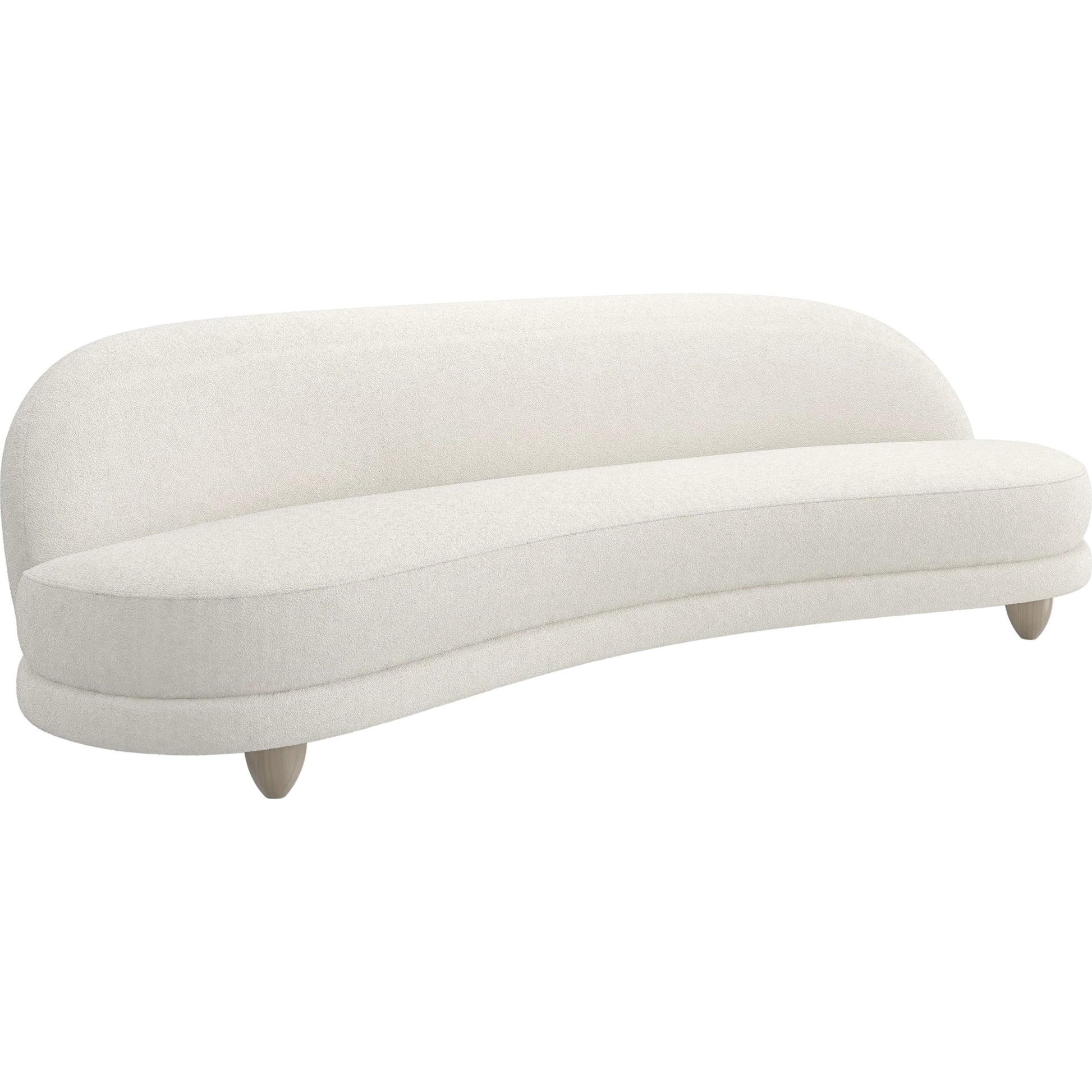 Tulum 110" Sofa by Caracole in sabbia. Made from ash, japanese sen in a transitional style.