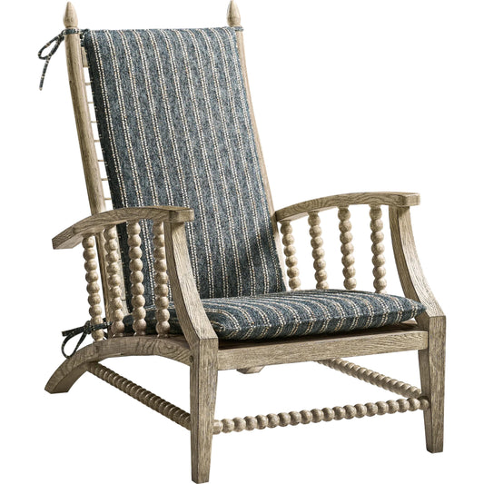 Whitby Lounge Chair by Jonathan Charles in grey and greyed oak. Made from oak, fabric, rope in a unique style.