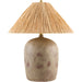 Otahu Accent Table Lamp by Livabliss in painted. Made from ceramic, seagrass in a unique style.