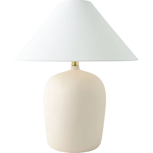 Otahu Accent Table Lamp by Livabliss in painted. Made from ceramic, linen, polyester in a unique style.