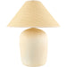 Otahu Accent Table Lamp by Livabliss in painted. Made from ceramic, seagrass, polyester in a unique style.
