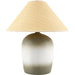 Otahu Accent Table Lamp by Livabliss in painted. Made from ceramic, seagrass, polyester in a unique style.