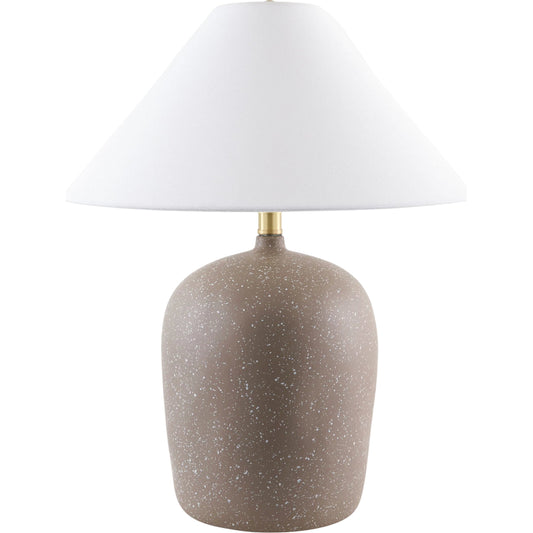 Otahu Accent Table Lamp by Livabliss in painted. Made from ceramic, linen, polyester in a unique style.