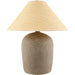 Otahu Accent Table Lamp by Livabliss in painted. Made from ceramic, seagrass, polyester in a unique style.