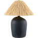 Otahu Accent Table Lamp by Livabliss in painted. Made from ceramic, seagrass in a unique style.