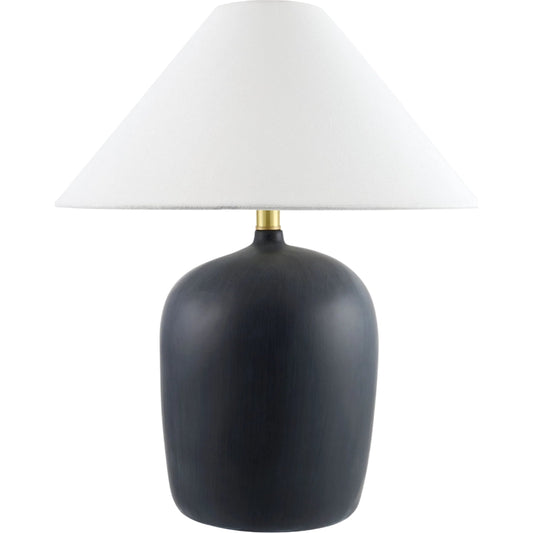 Otahu Accent Table Lamp by Livabliss in painted. Made from ceramic, linen, polyester in a unique style.