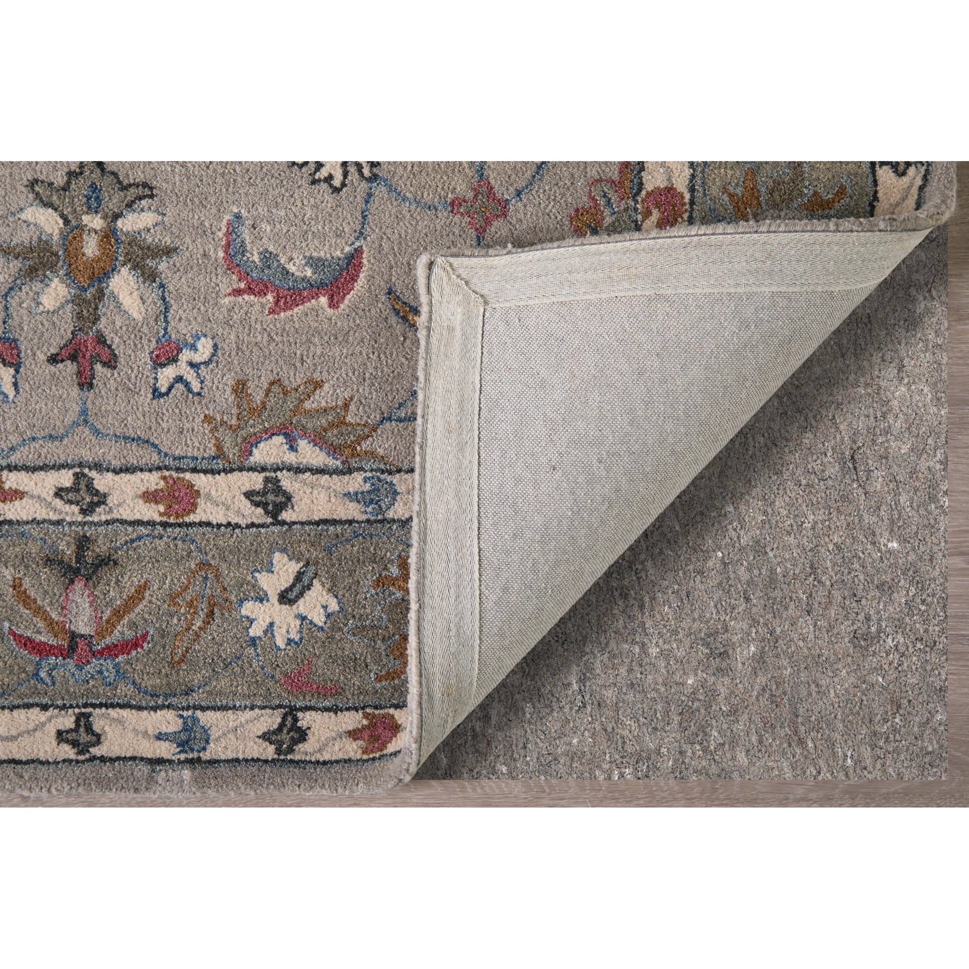 Rylan Transitional Oriental Rug - 8642F by Feizy in ivory, taupe, blue. Made from wool in a unique style.