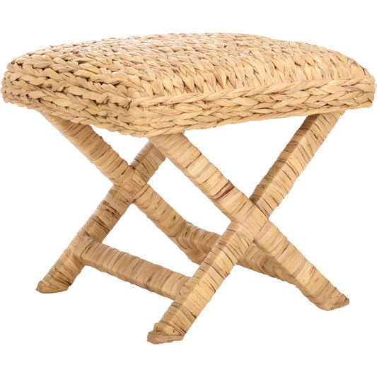 Chippewa Ottoman by HedgeApple Essentials in natural. Made from mango wood, foam in a unique style.