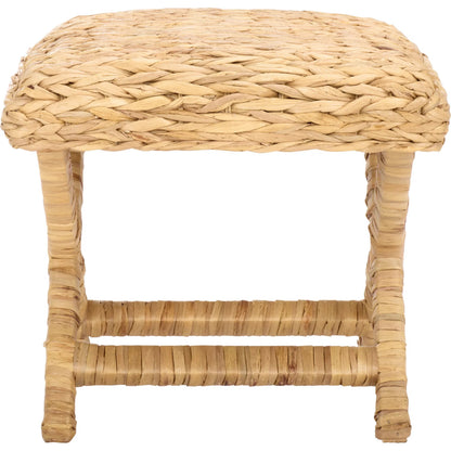 Chippewa Ottoman by HedgeApple Essentials in natural. Made from mango wood, foam in a rustic style.