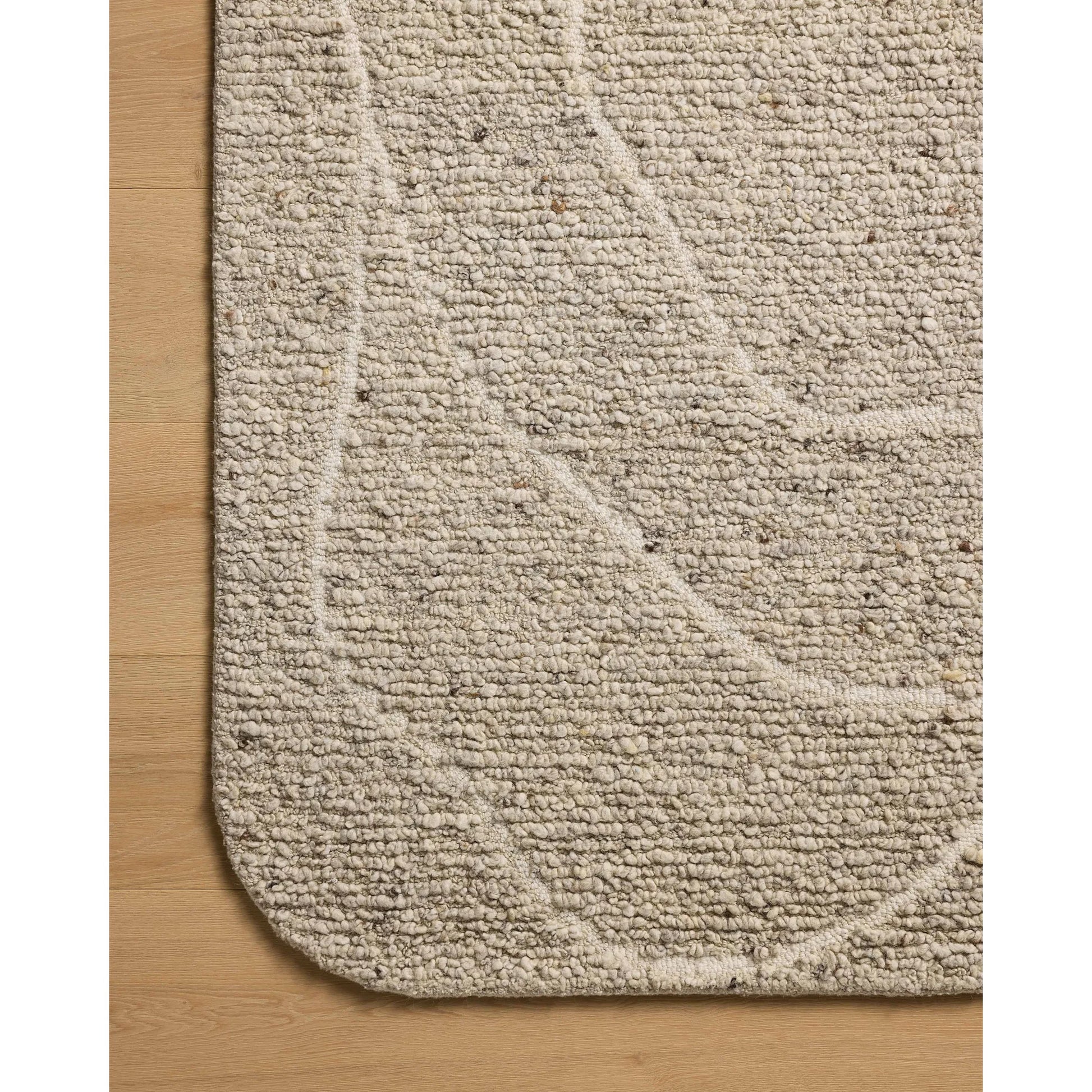 Otis OTT-01 Rug by Loloi in oatmeal, ivory. Made from 100% wool in a unique style.