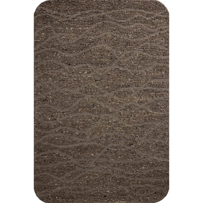 Otis OTT-04 Rug by Loloi in bark, brown. Made from 100% wool in a unique style.