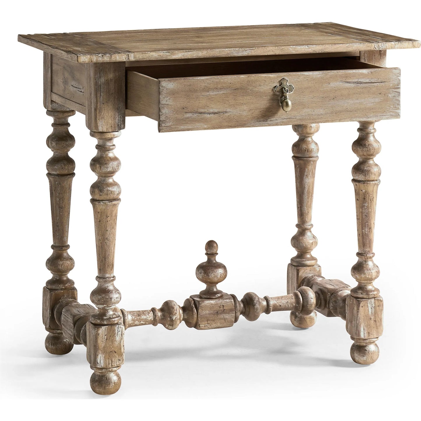 005 SI-2535697 | Additional Silo | Caldera Nightstand by Jonathan Charles in light spain painted walnut. Made from main acacia in a unique style.