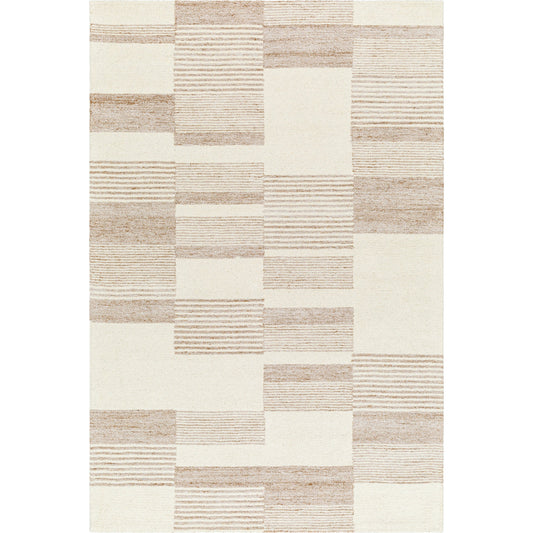 Ottawa Rug - 32481 by Livabliss in beige, tan. Made from main: 50% recycled pet yarn, main: 50% wool in a unique style.