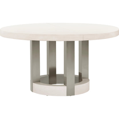 Brighton Round Table with Leaf Extension by Pulaski Furniture in north star. Made from ash wood veneers in a unique style.