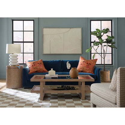 Sonnet Round Side Table by Hooker Furniture in medium wood and wren. Made from unique in a transitional style.