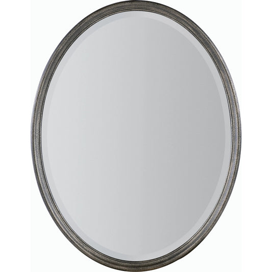 Americana Oval Mirror by Hooker Furniture. Made from wood and mirror in a modern style.